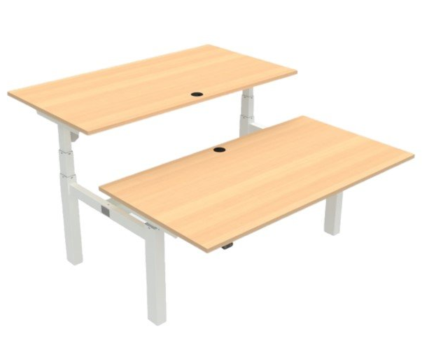 501-88 dual rectangular sit-stand desk