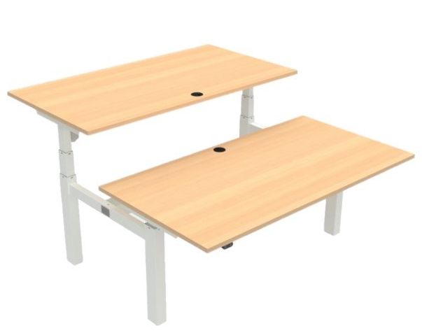 501-88 dual rectangular sit-stand desk