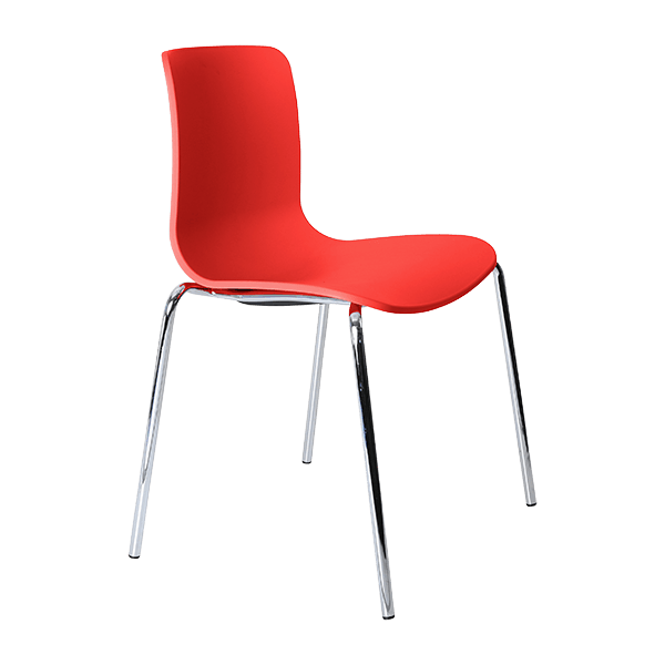 acti chair 4 leg chrome frame