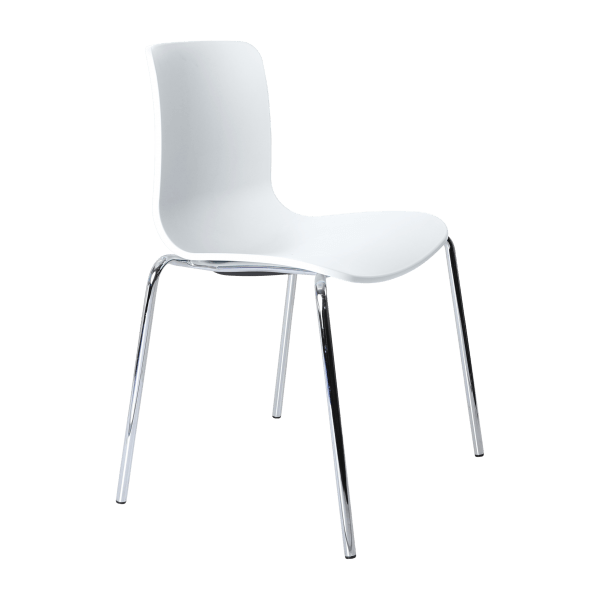 acti chair 4 leg chrome frame