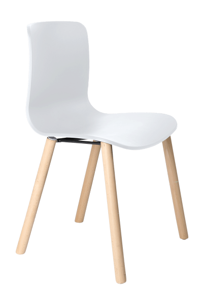 acti 4 leg chair beech timber frame