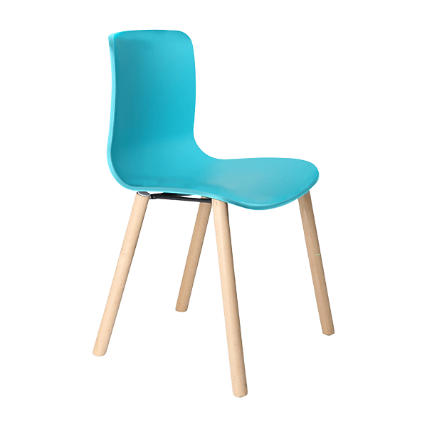 acti chair 4 leg beech timber frame