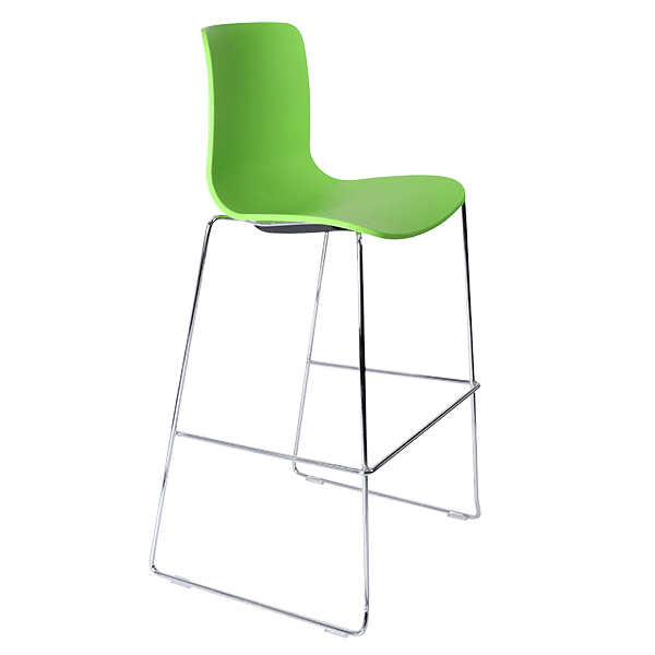 acti stool chrome sled frame