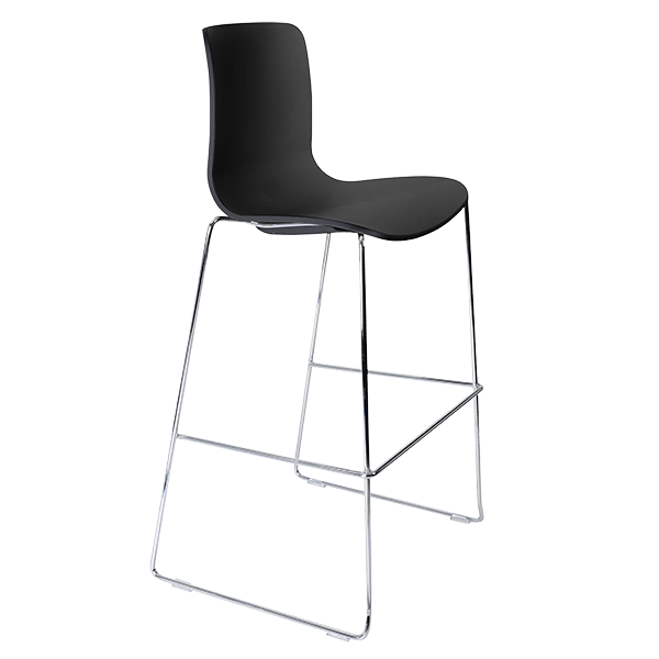 acti stool chrome sled frame