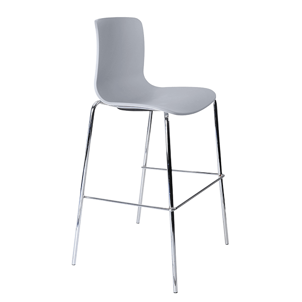 acti stool chrome 4 leg frame