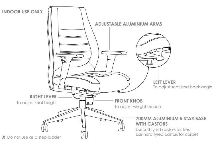 boston executive chair