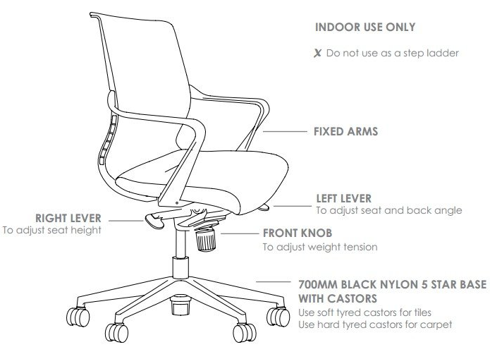 chevy boardroom chair