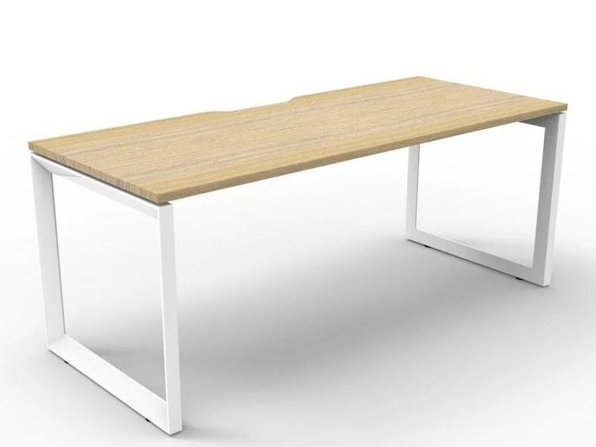 p-end desk white