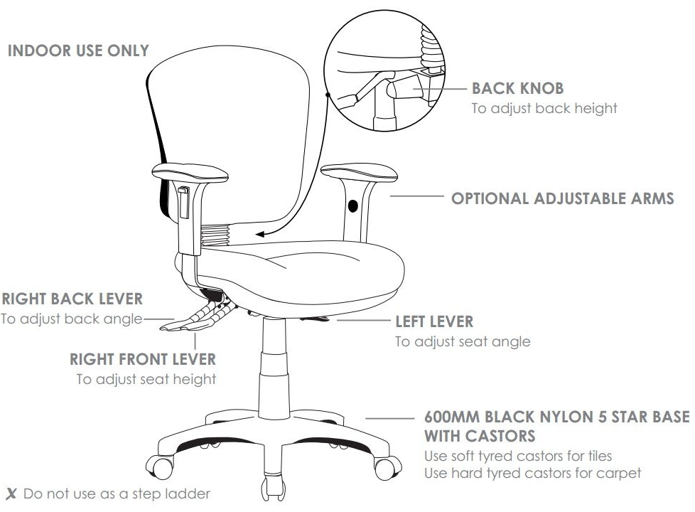 ecotech drafting chair