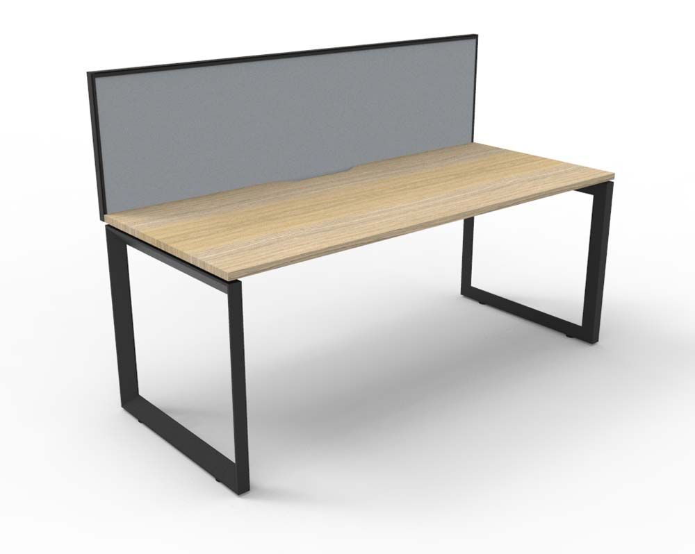 p-end desk redwood