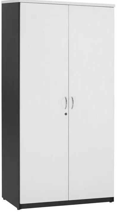 full door stationery cabinet white