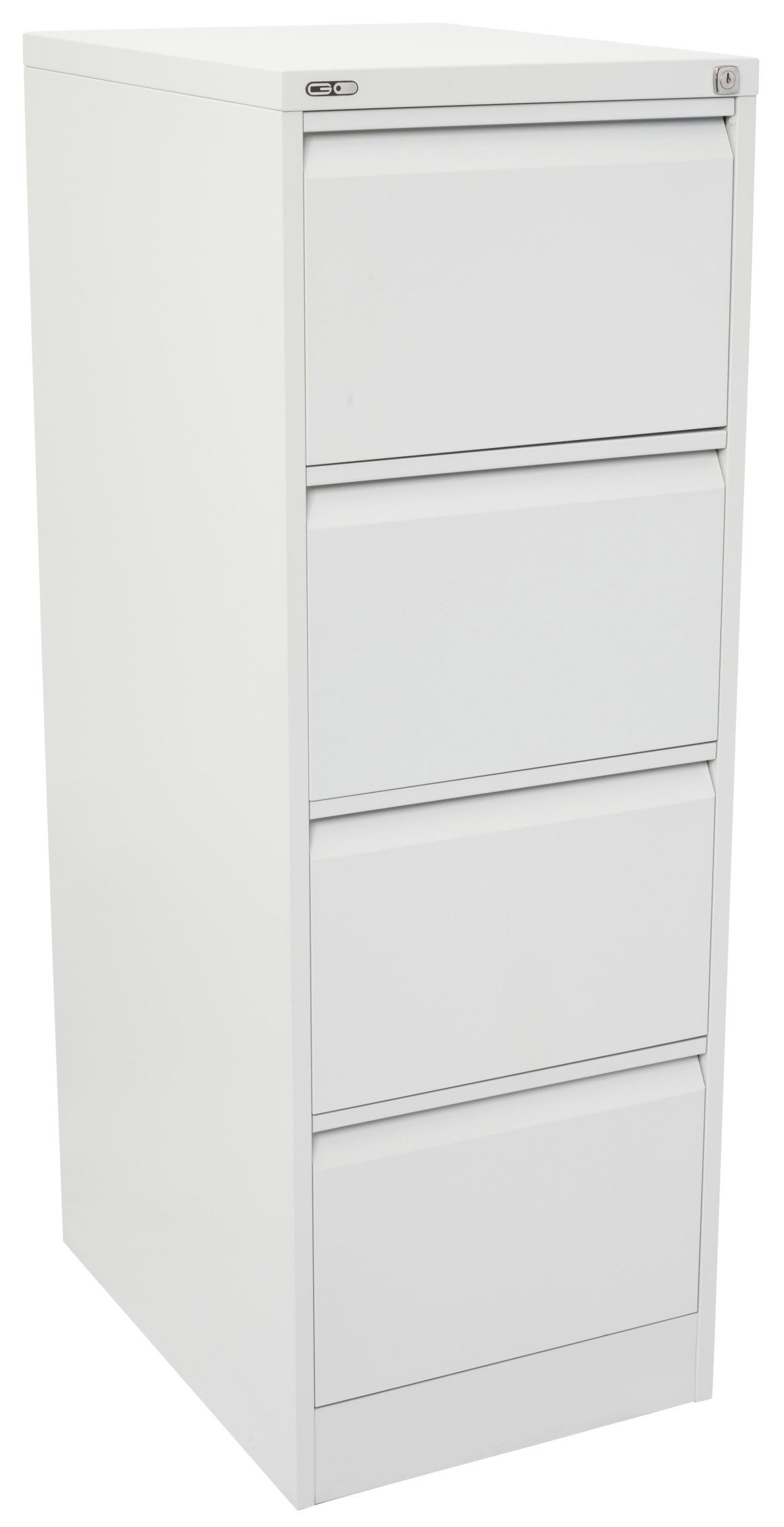 4 drawer metal filing cabinet white