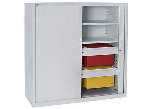 full door stationery cabinet beech