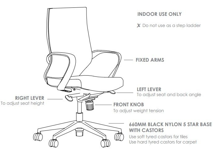 gala boardroom chair