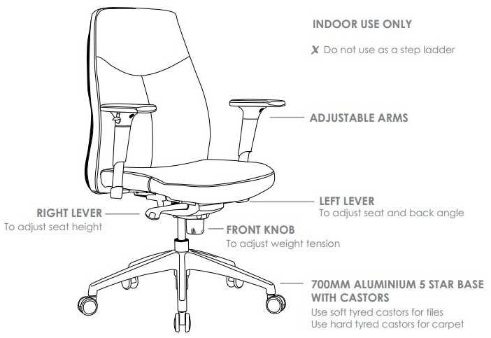 hume executive chair