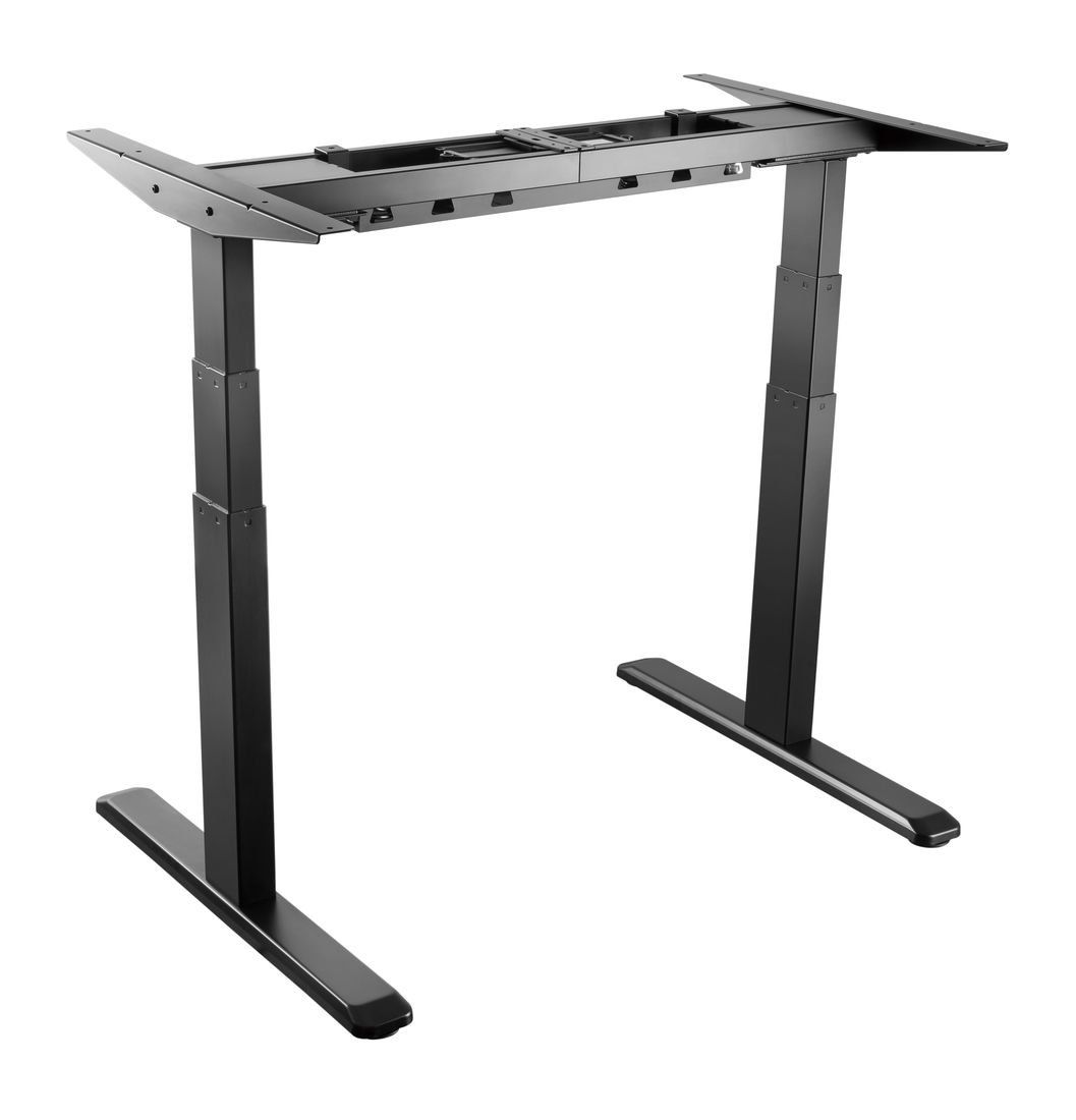 rectangular sit-stand desk