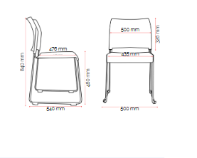 Maxim  visitor chair