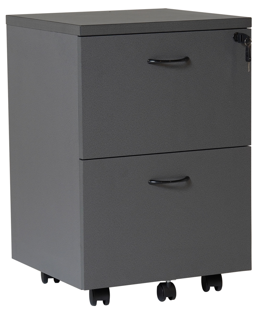 2 drawer 1 file mobile pedestal ironstone