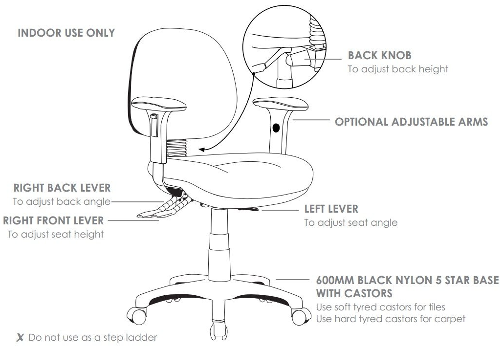 p350 prestige drafting chair