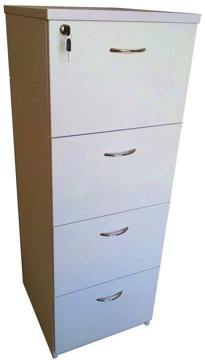 4 drawer filing cabinet parchment