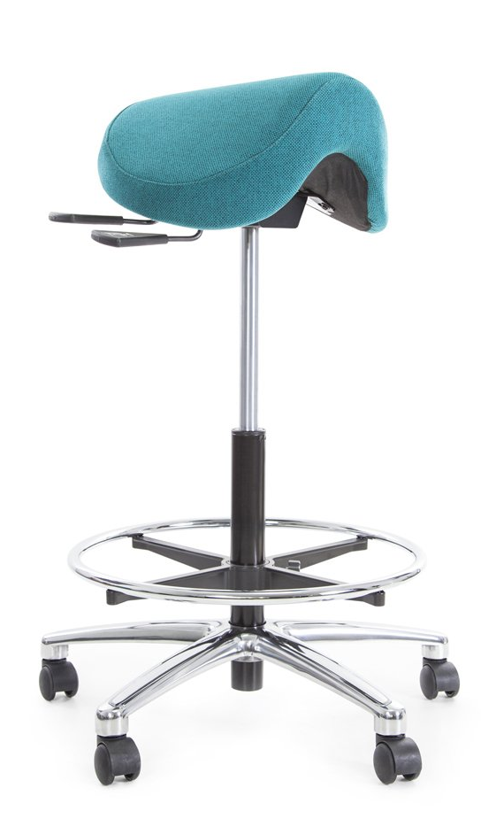 saddle stool with drafting ring
