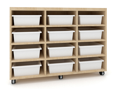 tote tray unit 12 trays