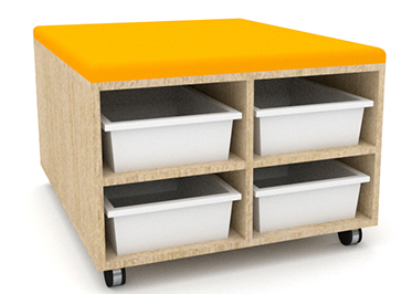 tote storage seat