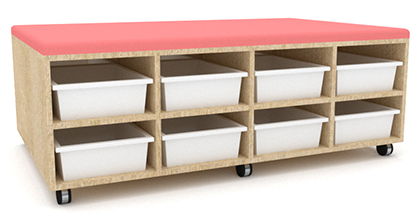 tote storage seat
