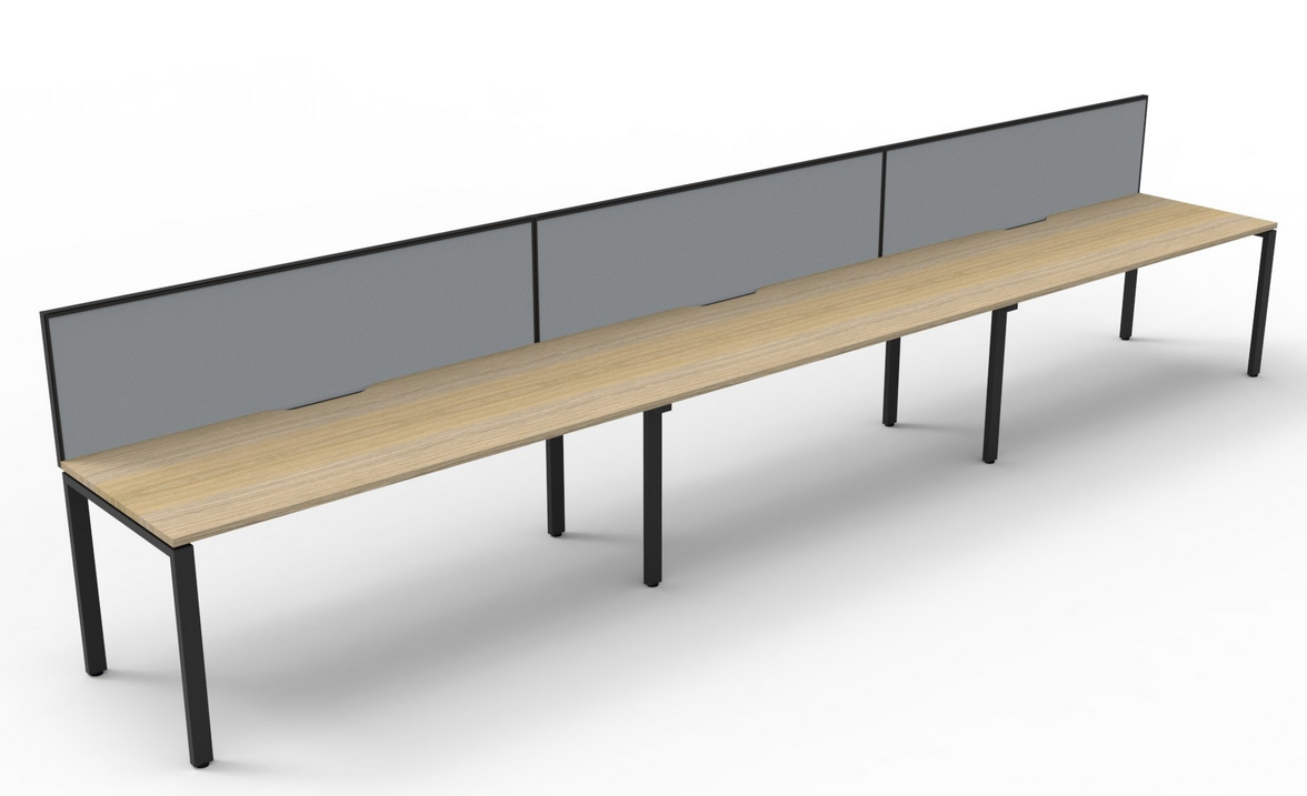 p-end desk redwood