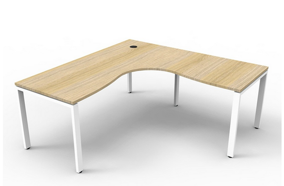 p-end desk cherry