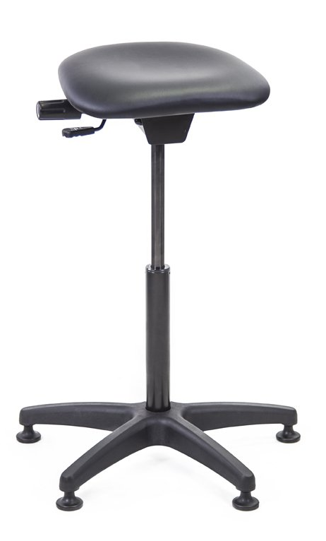vinyl sit-stand stool