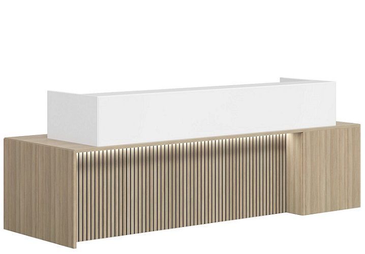 p-end desk white