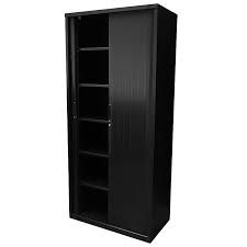 full door stationery cabinet redwood