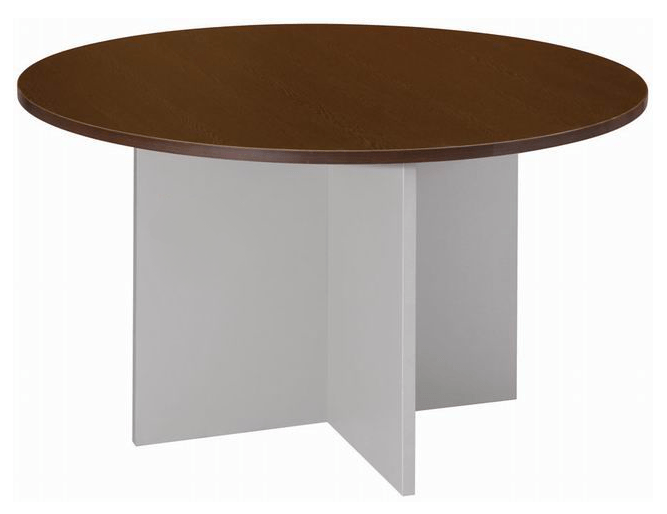 Cross Base round meeting table wenge