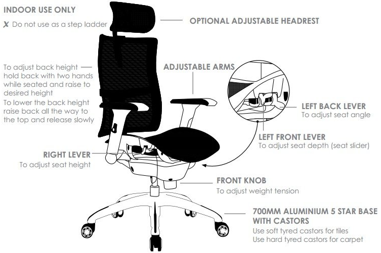 zodiac executive chair