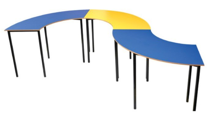 crescent table