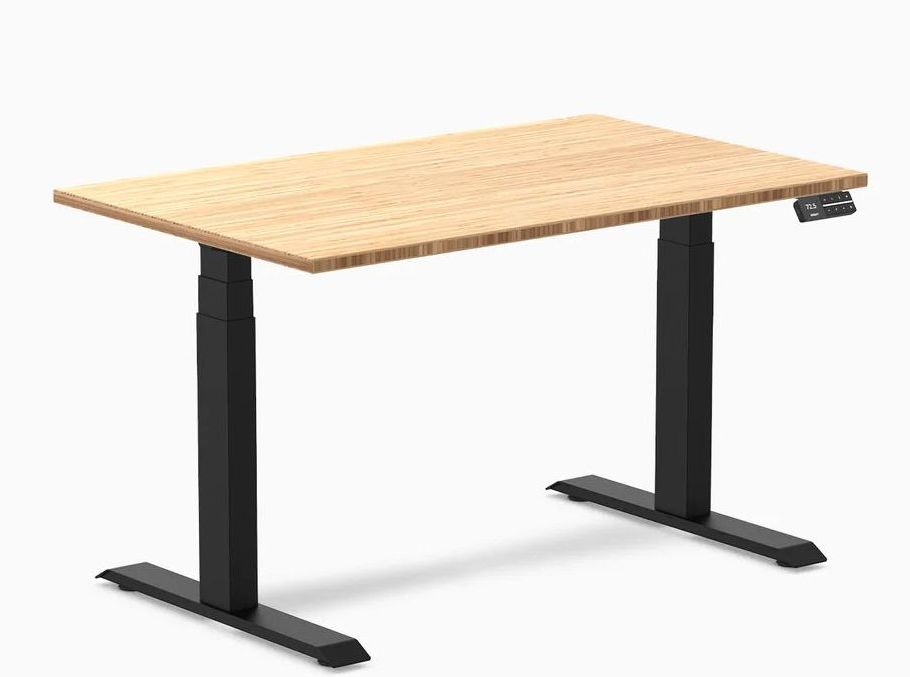 rectangular sit-stand desk