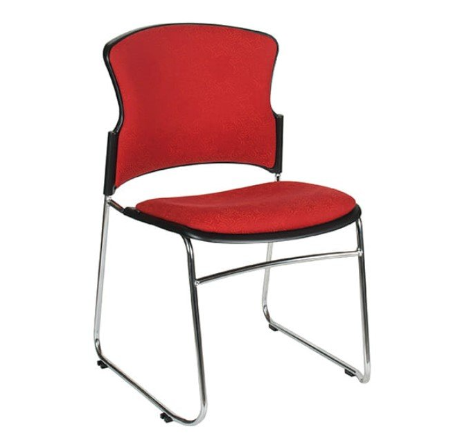 focus padded sled base visitor chair
