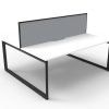 P-end desk beech