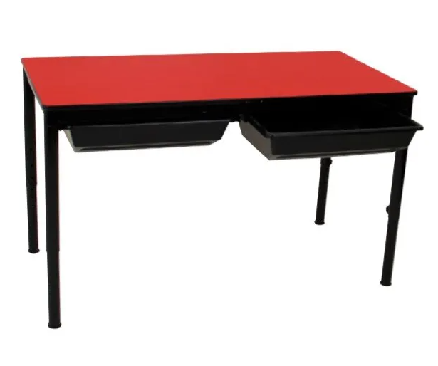 oxford dual desk with trays