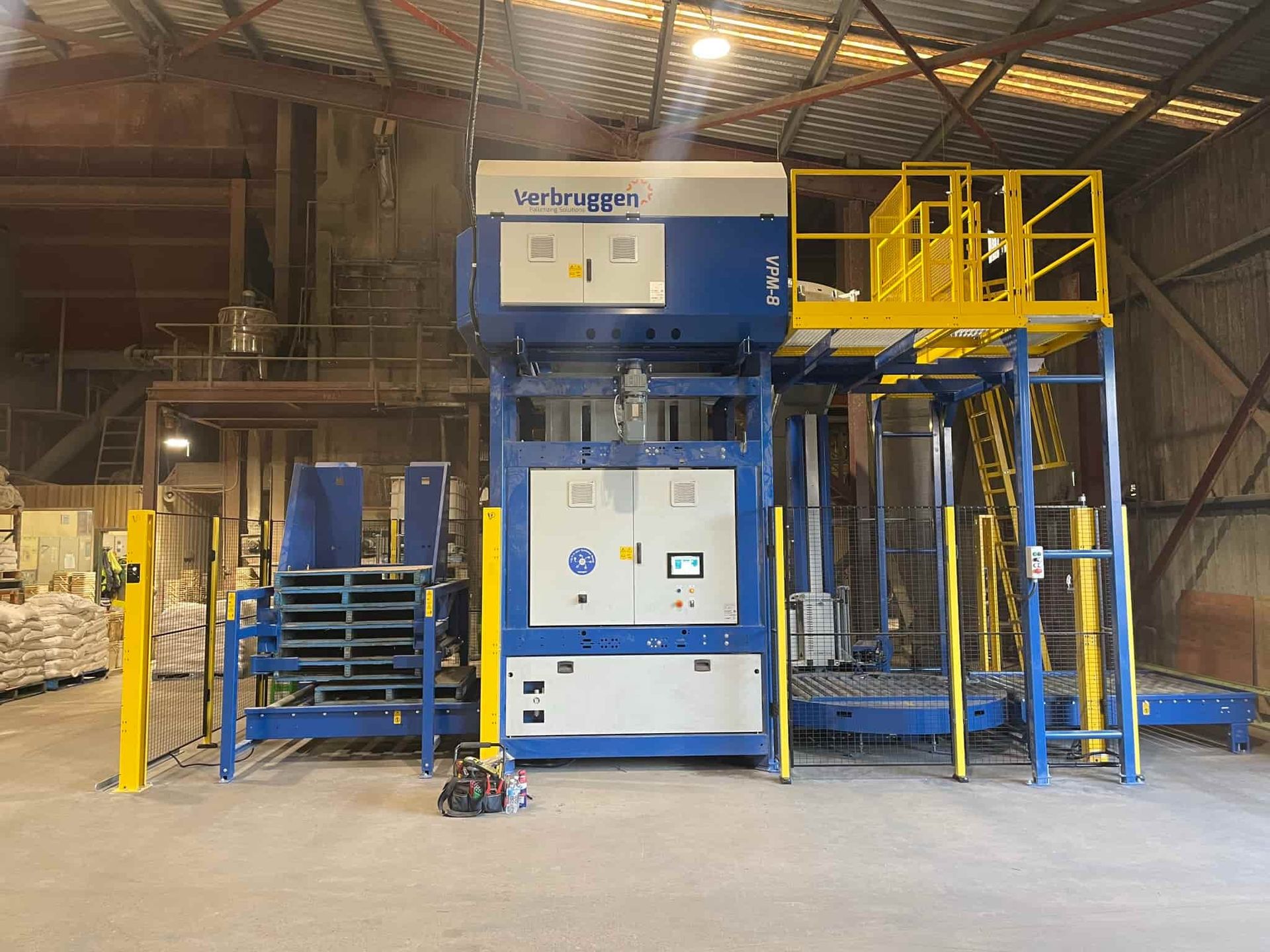 A Large Machine Is Sitting In A Large Warehouse — Wylec In Mayfield West, NSW