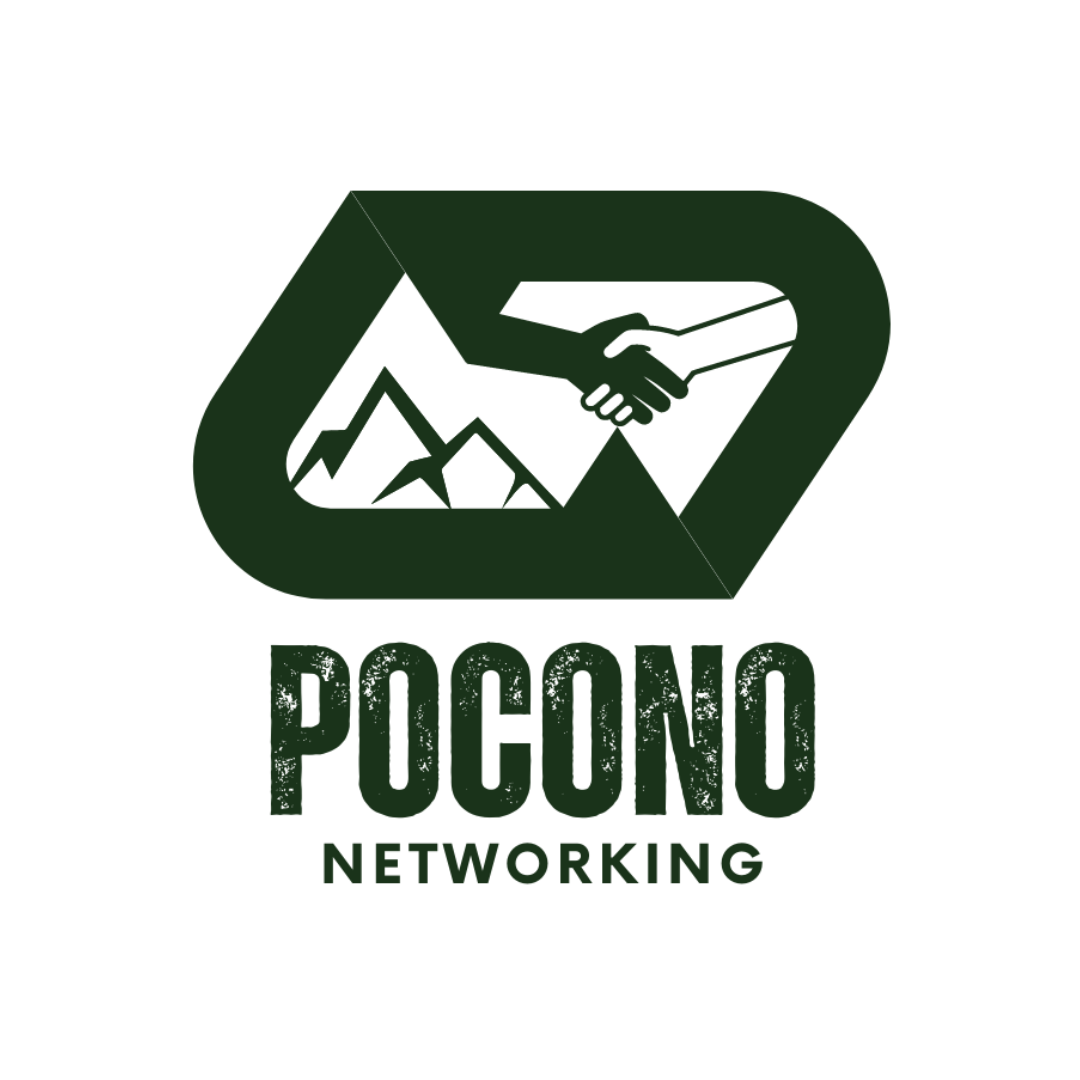 A green version of the Pocono Networking logo
