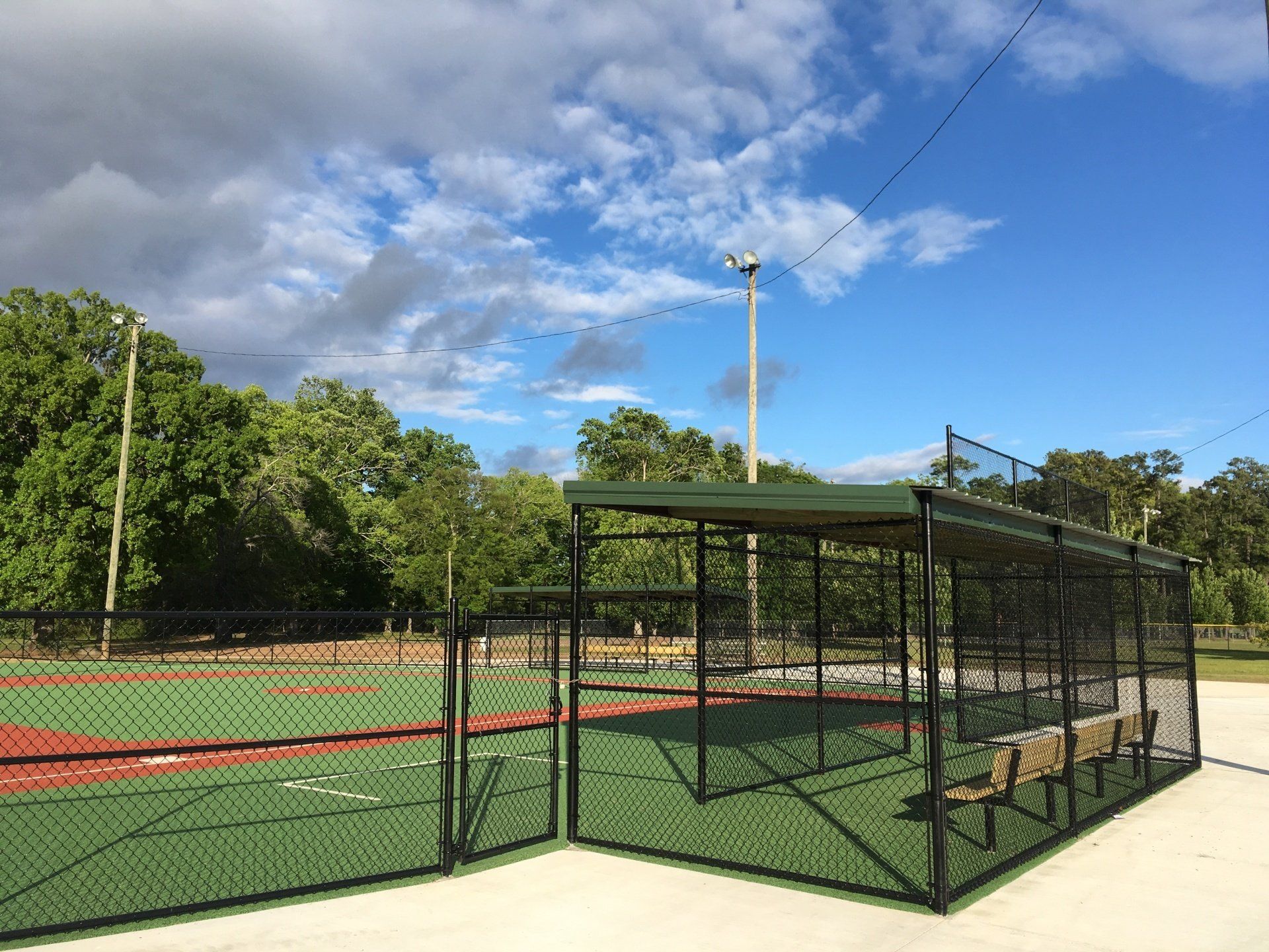 Baseball Court Fences — Columbus, MS — Columbus Fence Company