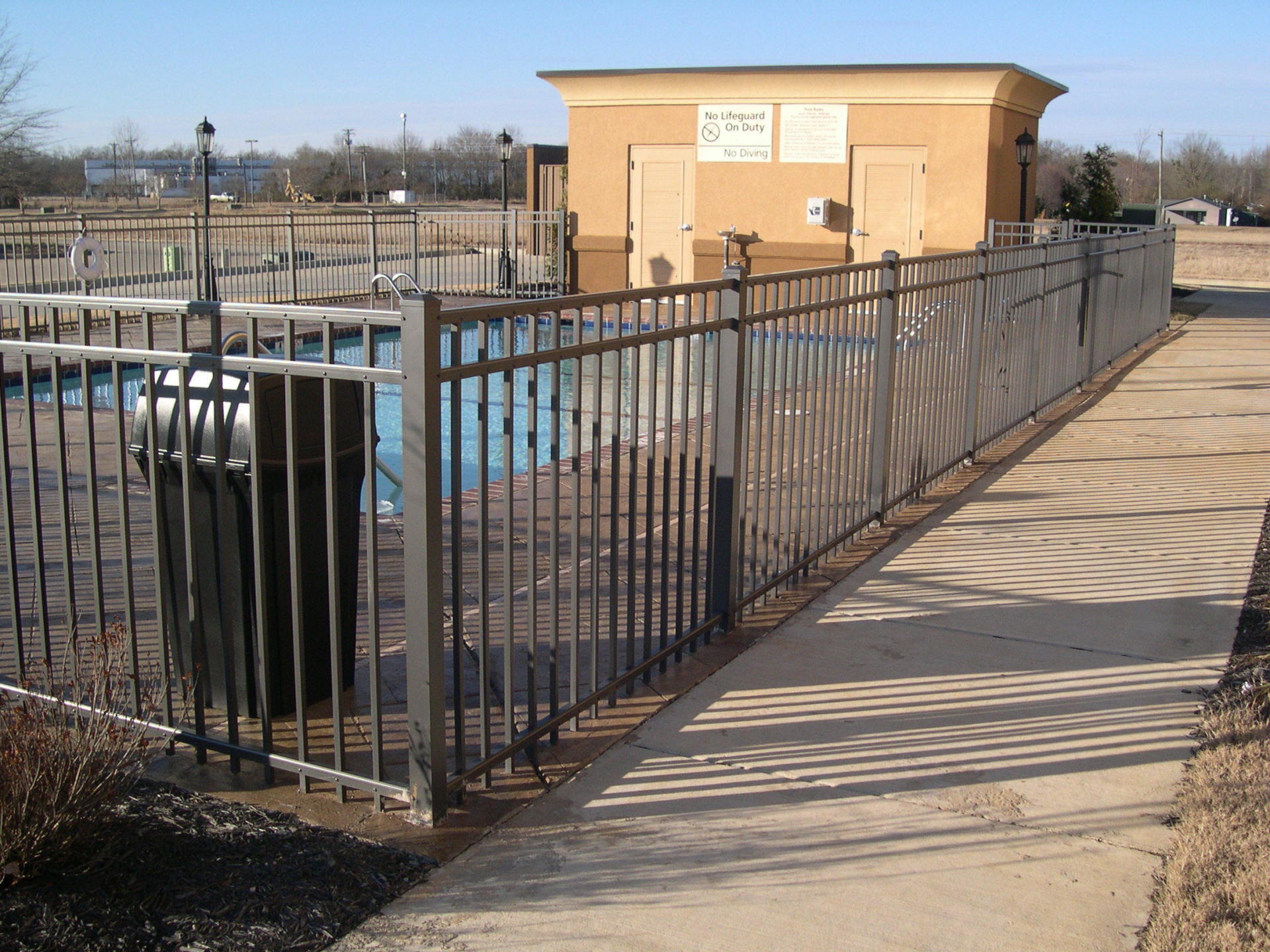 Fences Around Swimming Pool — Columbus, MS — Columbus Fence Company