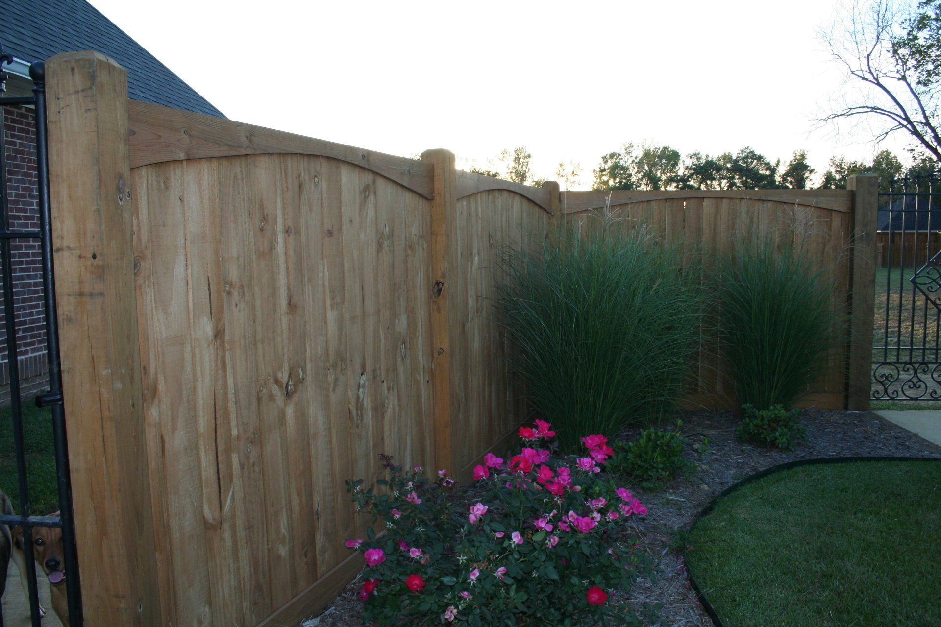 Wooden High Fence — Columbus, MS — Columbus Fence Company