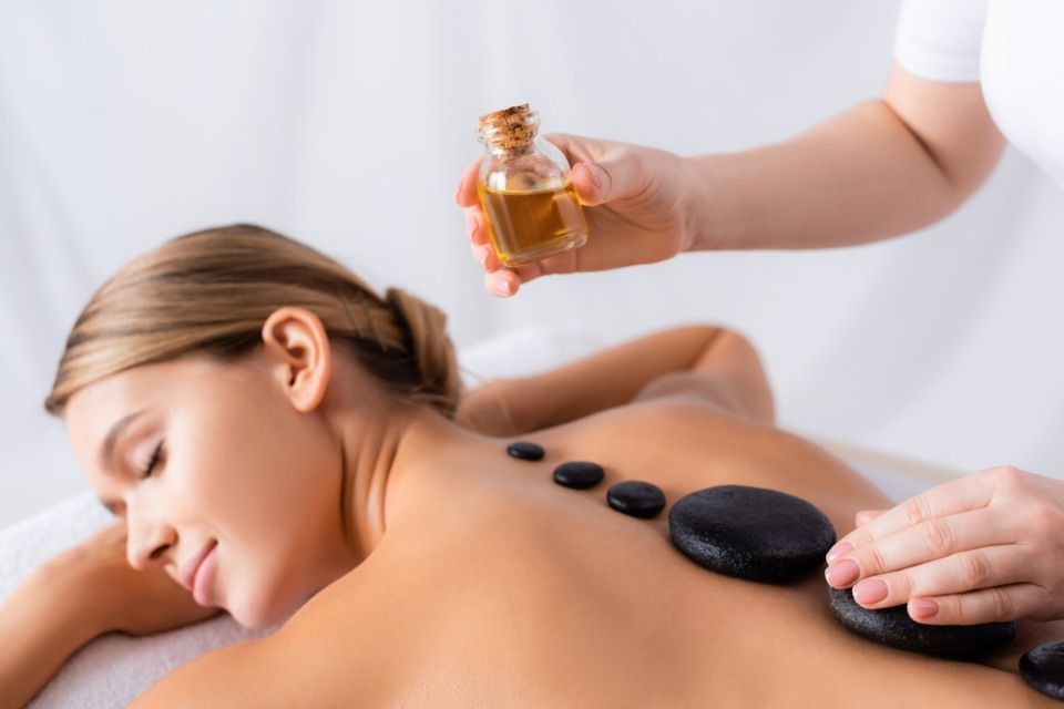 Hot stone massage