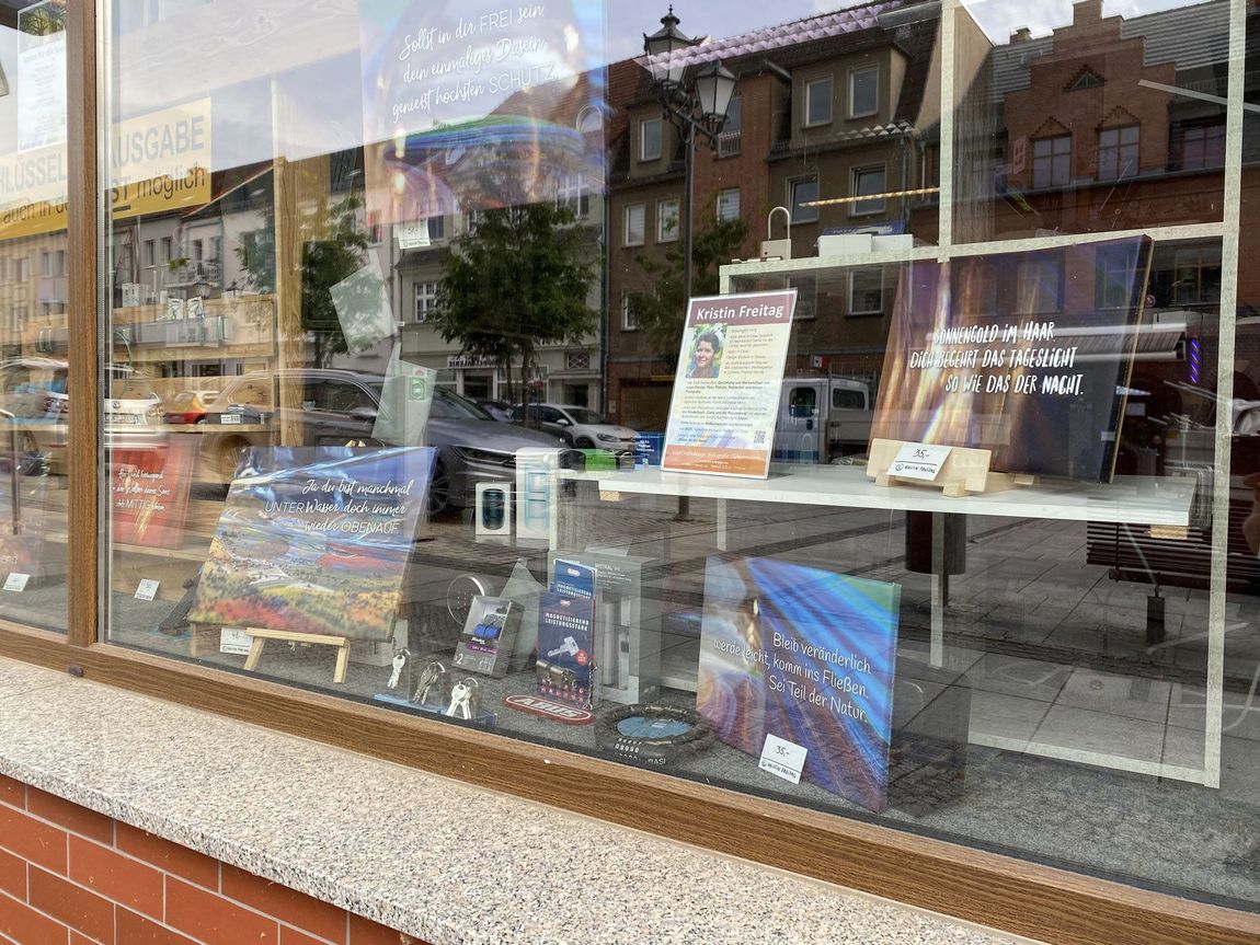 Kunstraum Calau 2025 - mein Schaufenster, Sicherheitstechnik Mario Jank