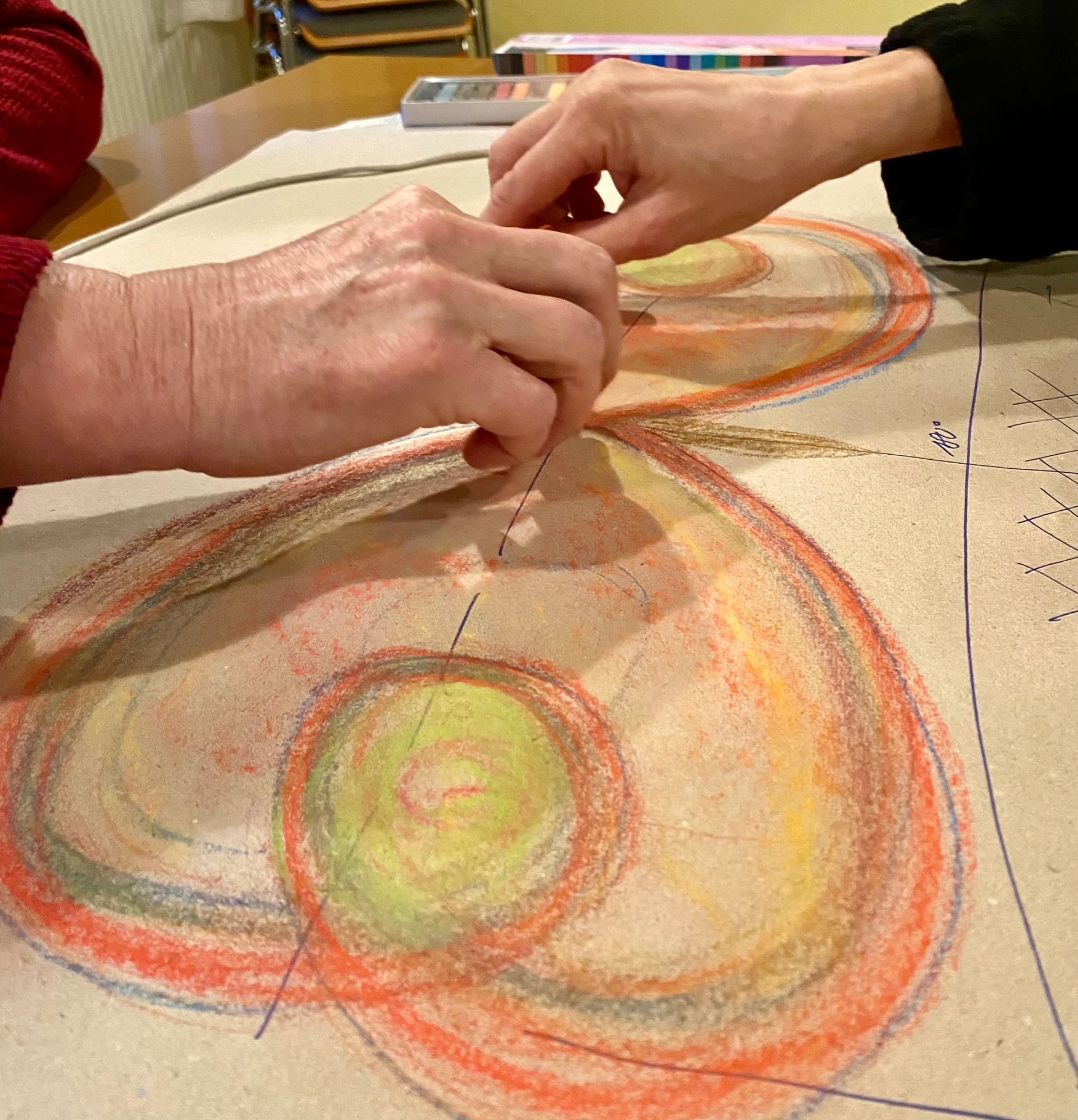 Formzeichnen - Malgruppe Kristin Freitag Calau