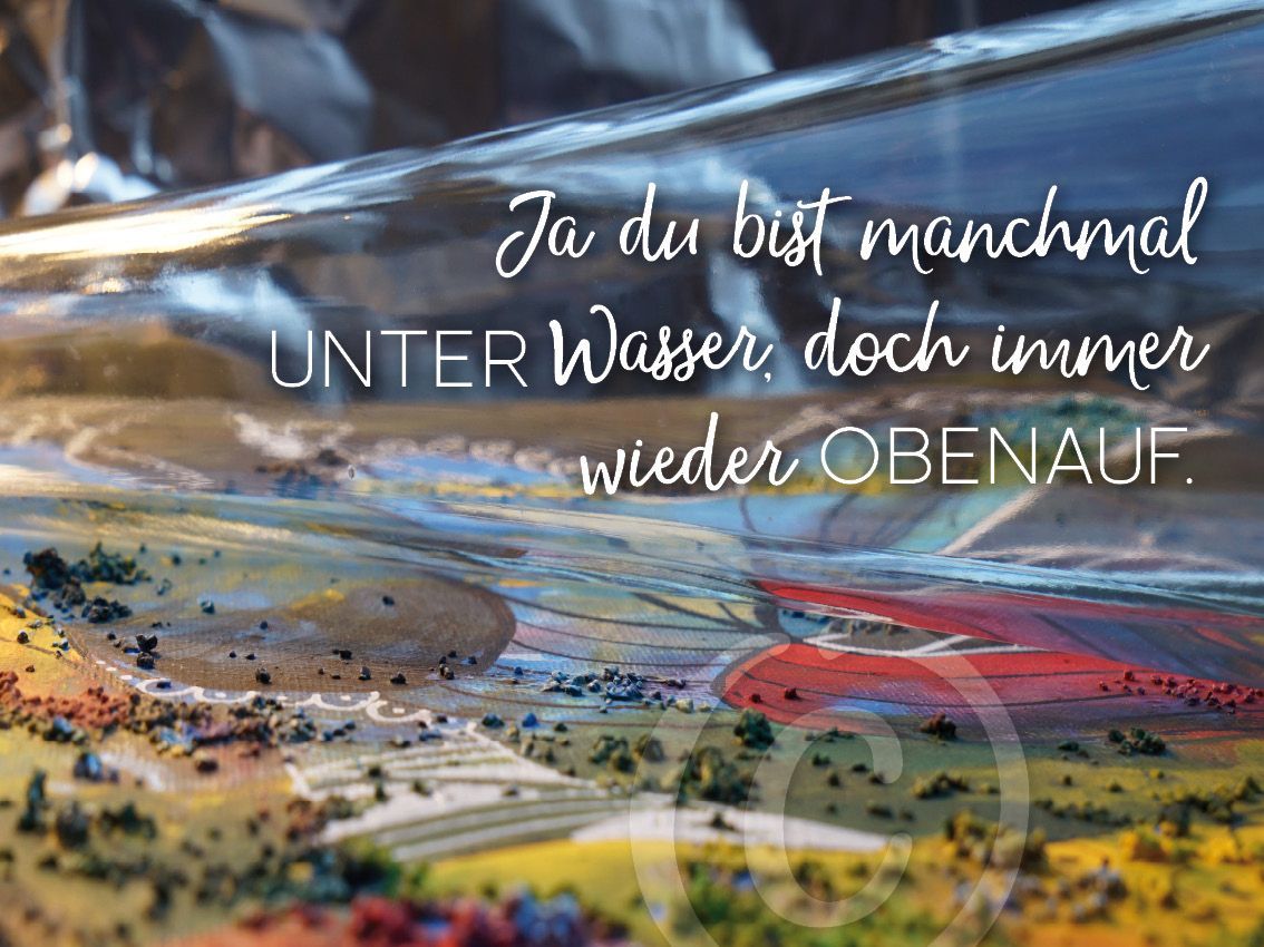 Ölbild - eine Frau wendet sich zum Licht