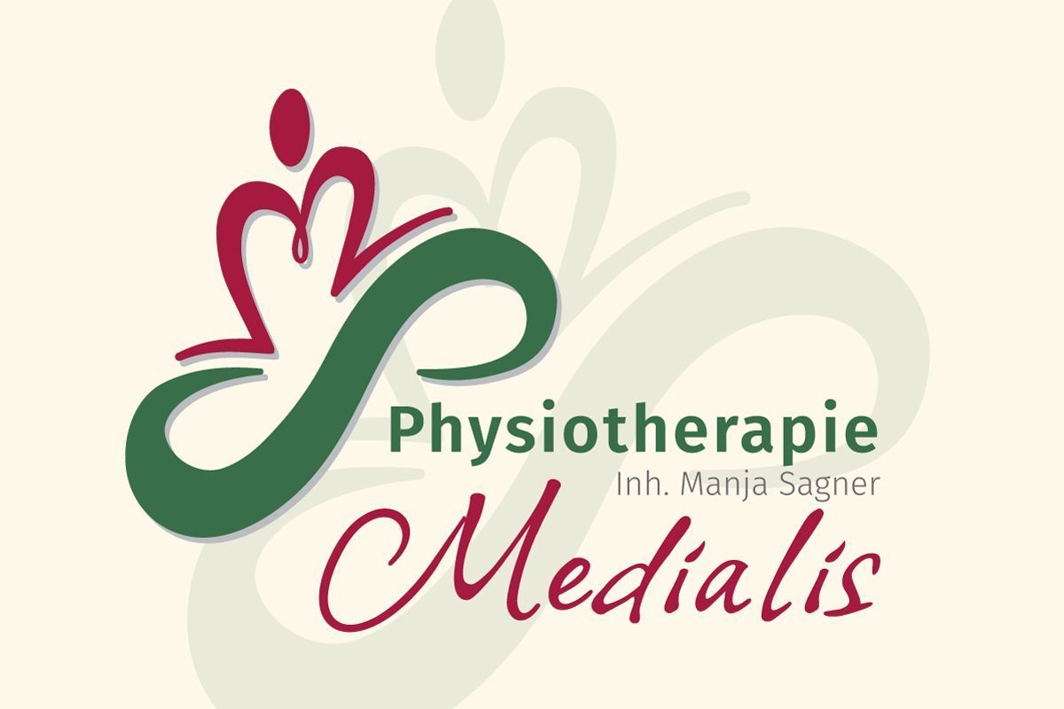 Ansicht Vorderseite Visitenkarte Physiotherapie Manja Sagner - Entwicklung des Logos und Farbgestaltung